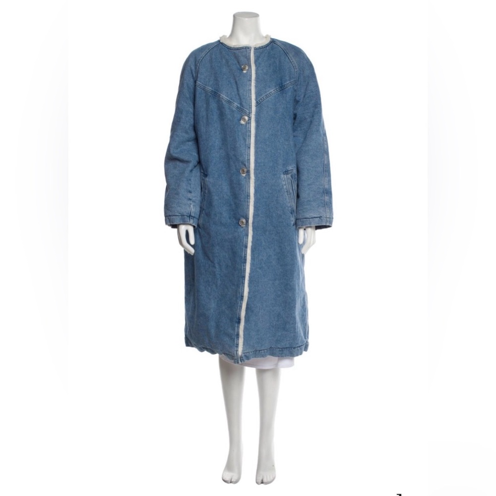 Isabel Marant Blue Denim Long Jacket